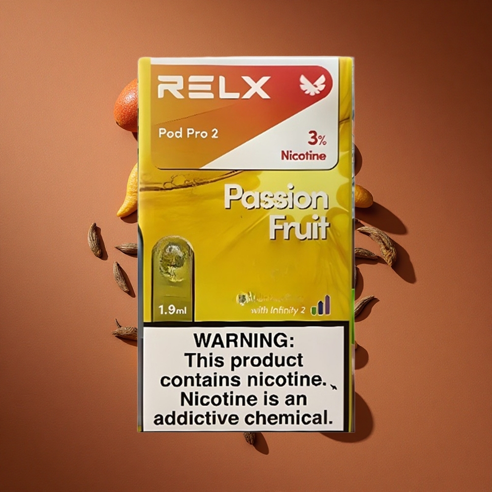 RELX Pod Pro 2 600 Pufova 3% Никотин Pasionsko voće 1.9 мл Е-течности 3 režima podešavanja