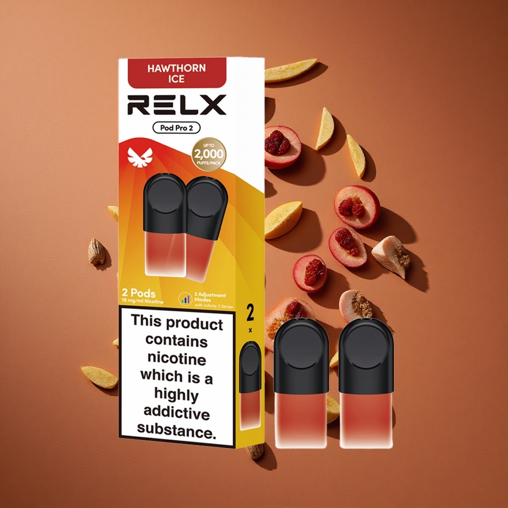 Relx Pod Pro 2 600 Pufova Glog Led Kombinacija 1,9 мл Е-течности 1,8% Никотин 3 Režima Napona