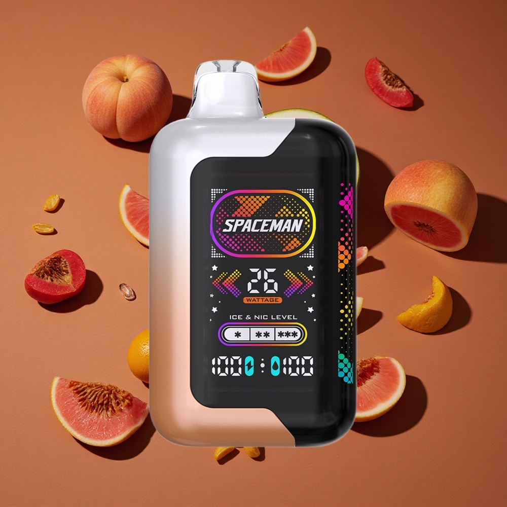 SMOK SPACEMAN SP40000 Једнократни Вапе 40000 Pufova Sok od Breskve и Lubenice Integrisana 1000 мАх батерија