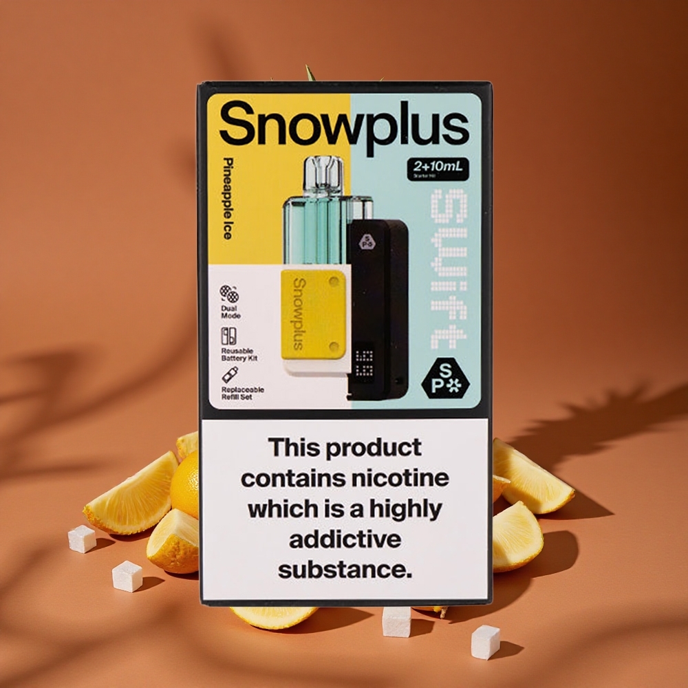 Snowplus Swift 5000 Puffs Дуал Месх Цоил Ananas Led Prefilled Pod Kit 1000мАх батерија