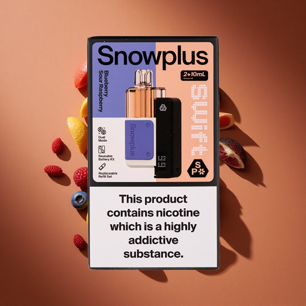 Snowplus Swift 5000 Pufova Дуал Месх Цоил 1000мАх батерија Borovnica Kisela Malina