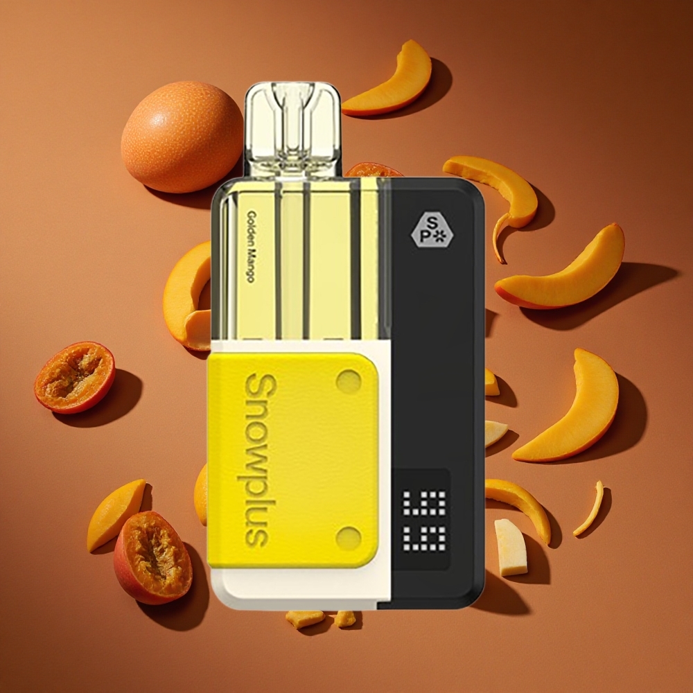 Snowplus Swift 5000 Pufova Дуал Месх Цоил 1000мАх батерија Zlatna Mango