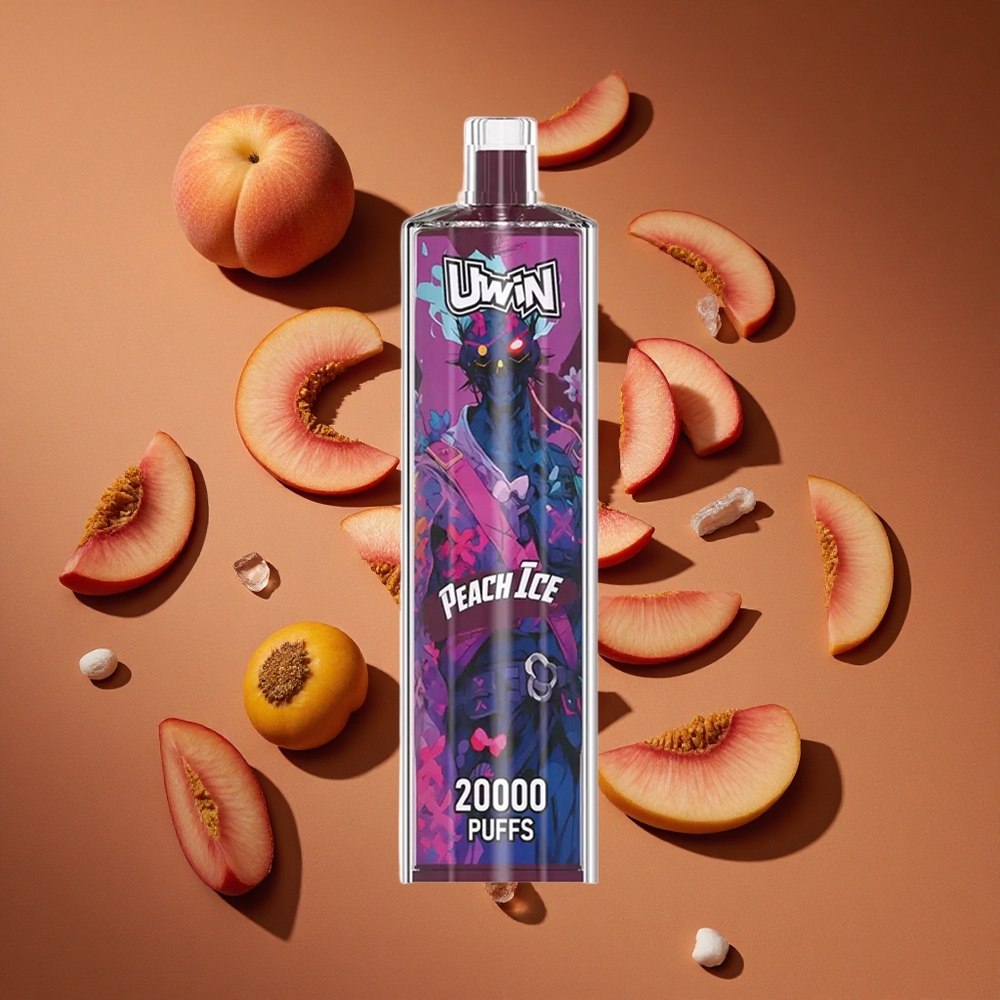 Uwin Shisha Hookah Crystal 20000 Pufova 22 мл Е-течности Breskva Led
