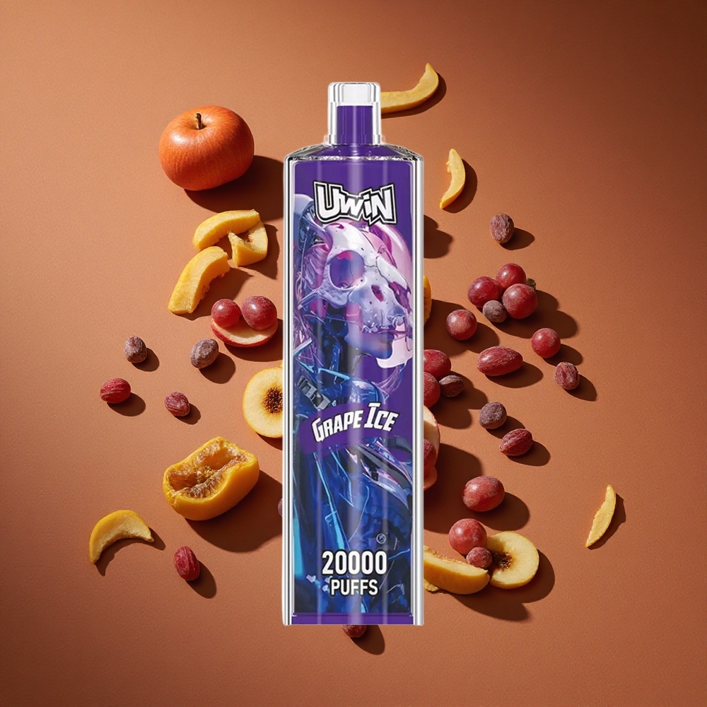 Uwin Shisha Hookah Crystal 20000 Pufova Grožđe Led 22 мл Е-течности Месх Цоил