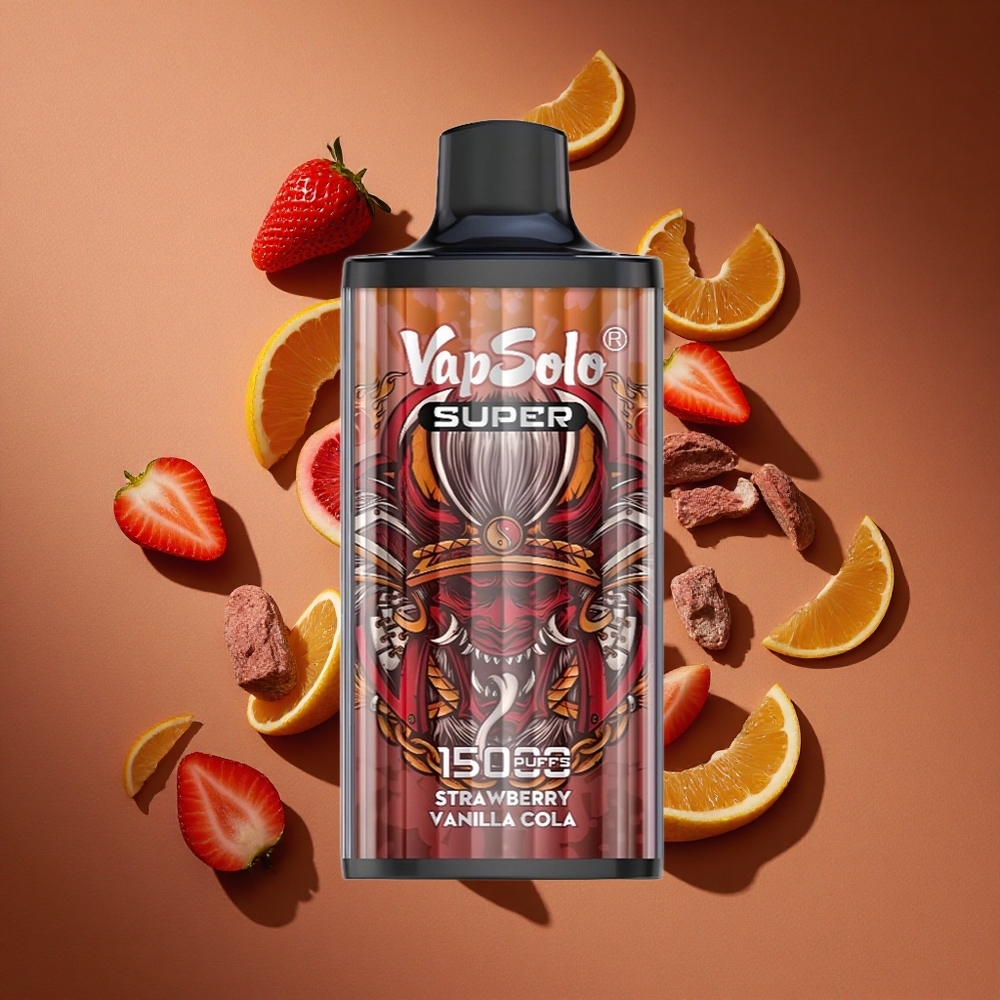 Vapsolo Super 15000 Pufova 850 мАх батерија Jagoda Vanila Kola