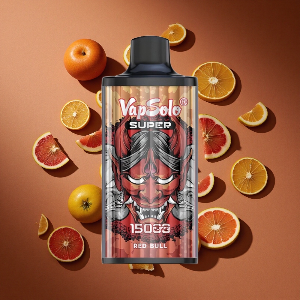 Vapsolo Super 15000 Pufova Dispozabil Vape Crveni Bik са 40 мл Е-течности Tecnosti и Тип-Ц пуњење