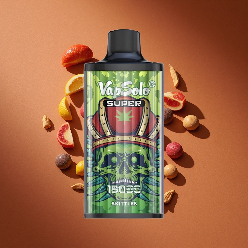 Vapsolo Super 15000 Pufova Једнократни Вапе Skittles 40 мл Е-течности 850 мАх батерија
