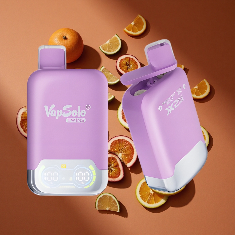 Vapsolo Twins 20000 Pufova Једнократни Вапе Pasiflora Mojito & Trostruka Metvica са 40 мл Е-течности E-Tekućine и Тип-Ц пуњење