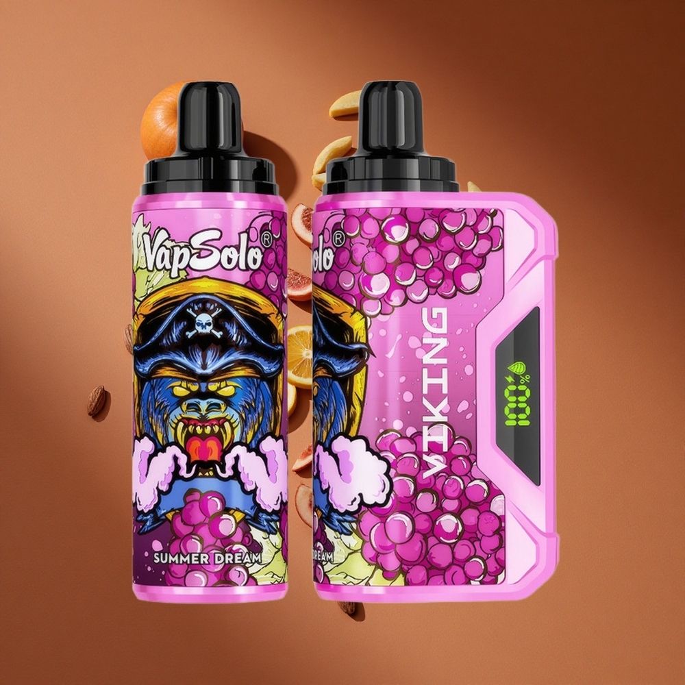VapSolo VIKING 12000 Pufova Једнократни Вапе Letnji San 22 мл Е-течности & Type-C