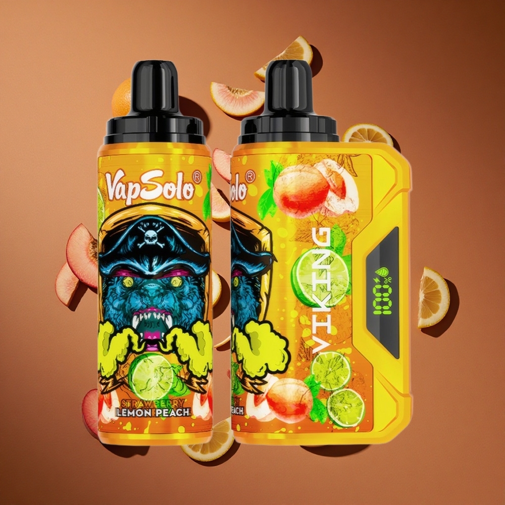 VapSolo VIKING 12000 Pufova Limun Breskva 22 мл Е-течности Tip-C