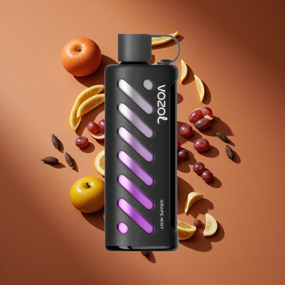 VOZOL Gear Shisha 25000 Pufova Shisha Grožđe MentolДуал Месх Дуал Модес 5mg/ml