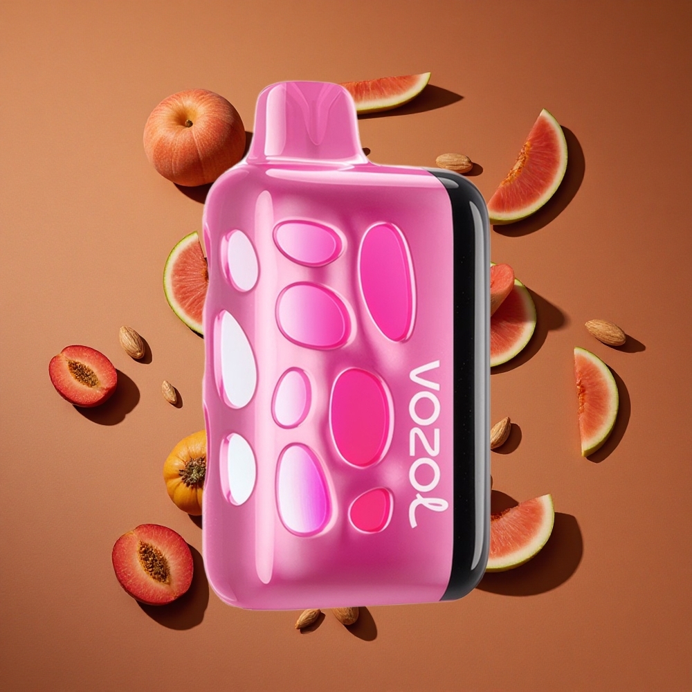 VOZOL RAVE 40000 Једнократни Вапе Jagoda Breskva 270 stepeni Žarki sjaj 20/50mg/ml Никотин