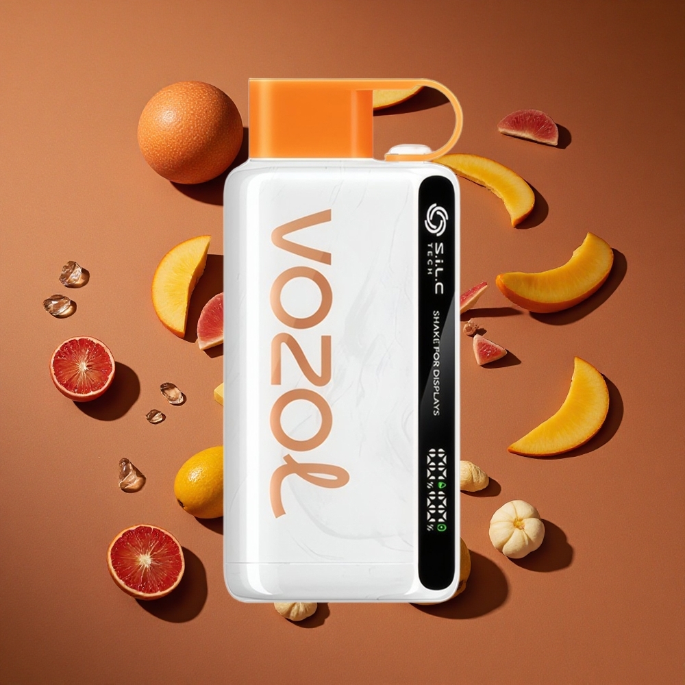 VOZOL STAR 9000/12000 Једнократни Вапе Meksičko Mango Led са 650 мАх батерија и 0/20/50mg/ml Никотин