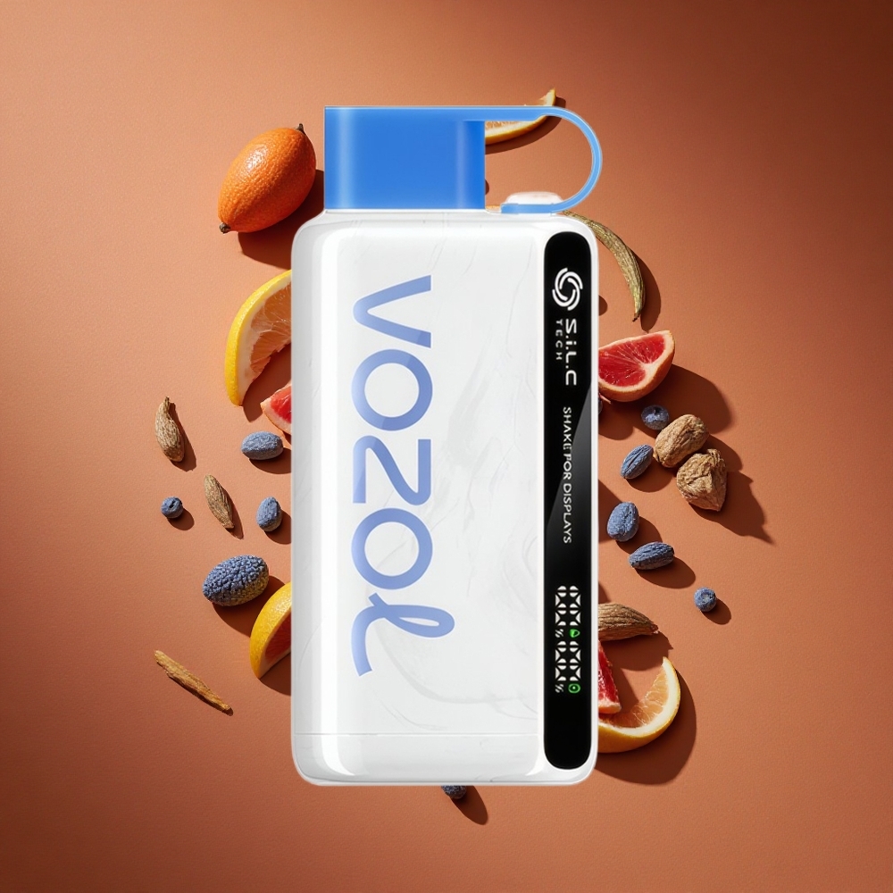VOZOL STAR 9000/12000 Једнократни Вапе Plava Malina Led 650 мАх батерија Brzo Punjenje
