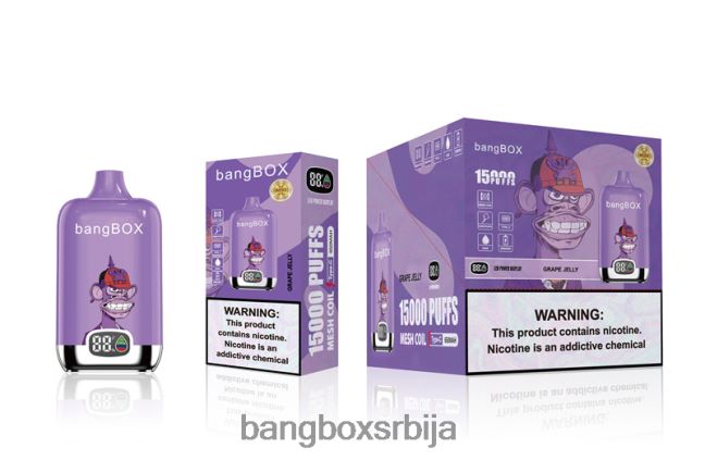 Bang Box 15000 пуффс желе од грожђа - Bang Box Vape