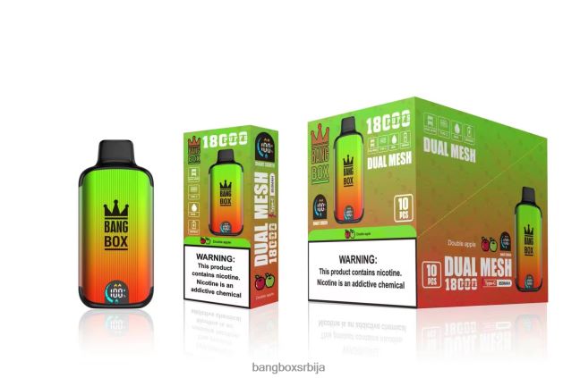 Bang Box 18000 пуффс дупла јабука - Bang Box Flavours