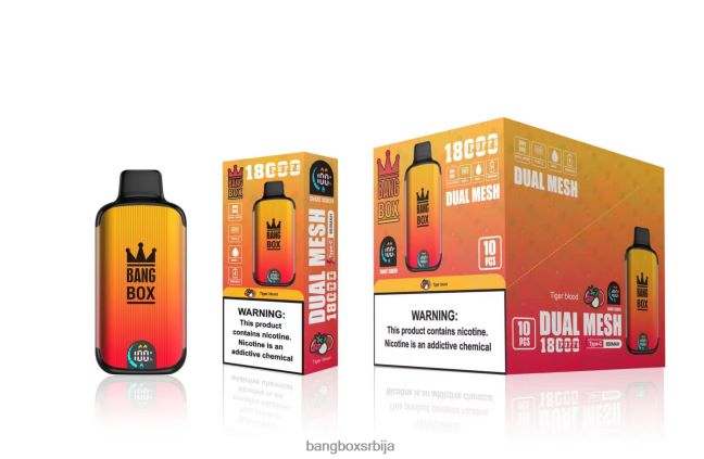 Bang Box 18000 пуффс тигровој крви - Bang Box Price