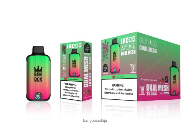 Bang Box 18000 пуффс малина лубеница - Bang Box Vape