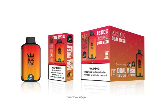 Bang Box 18000 пуффс јагода манго - Bang Box Vape Cena