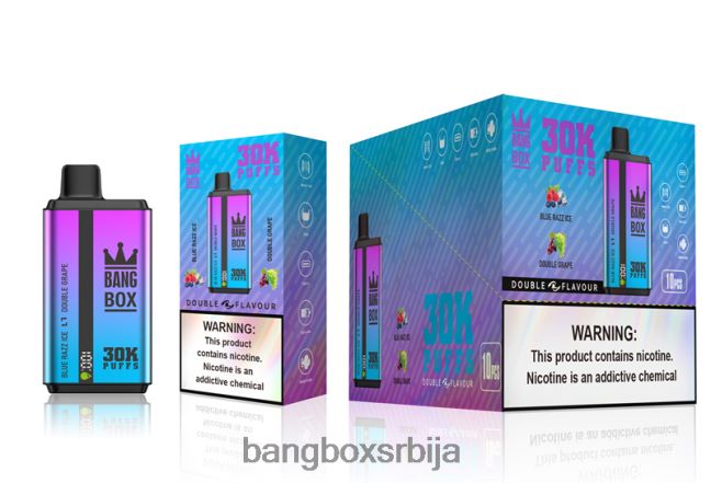 Bang Box 30000 пуффс двоструких укуса јагода лубеница и киви од јагоде - Bang Box Cena