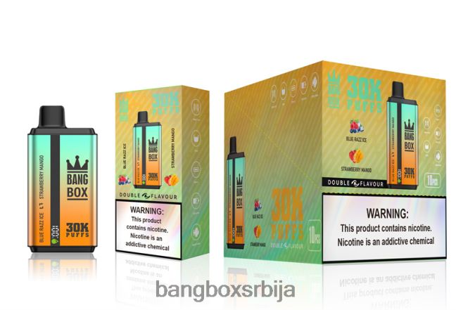Bang Box 30000 пуффс двоструких укуса киви маракује гуава и лед од боровнице - Bang Box Vape