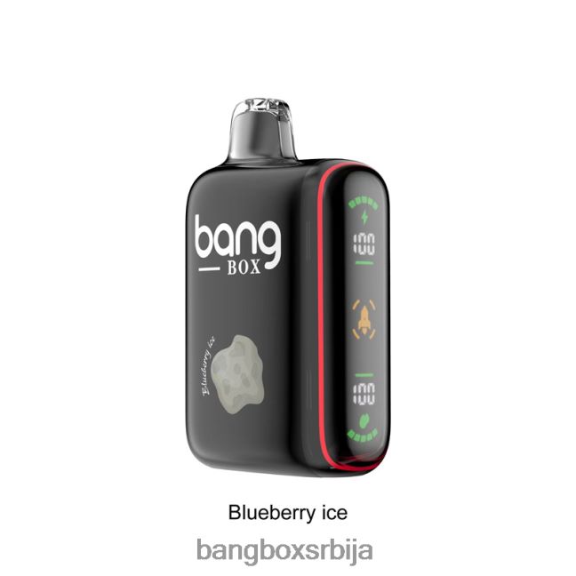 Bang Box 9000-18000 пуффс интелигентни дисплеј снаге лед од боровнице - Bang Box Cena
