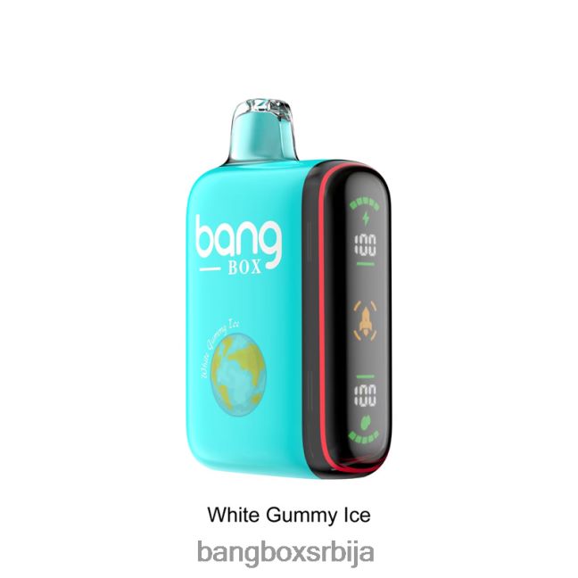 Bang Box 9000-18000 пуффс интелигентни дисплеј снаге бели гумени лед - Bang Box Price