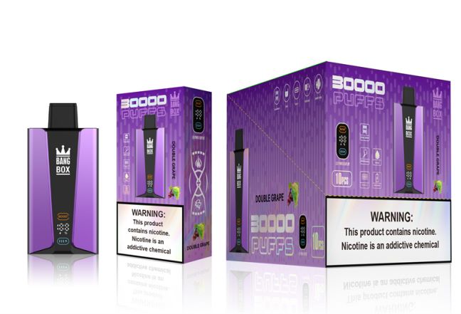 Bang Box Паметни екран са 30000 удисаја дупло грожђе - Bang Box Flavours