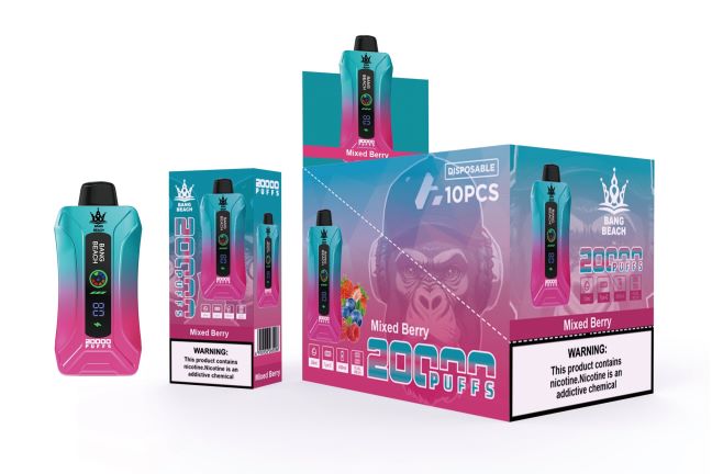 Bang Beach 20000 пуффс смарт сцреен вапе мешана бобица - Bang Box Flavours