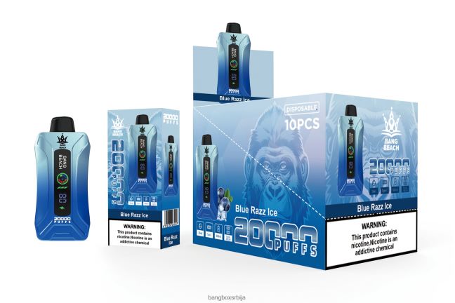 Bang Beach 20000 пуффс смарт сцреен вапе јагода лубеница - Bang Box Vape Cena