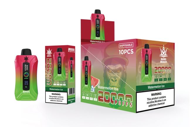 Bang Beach 20000 пуффс смарт сцреен вапе лед од лубенице - Bang Box Vape Price